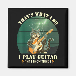 Aimant Chemise Rétro C'est Ce Que Je Joue De La Guitare