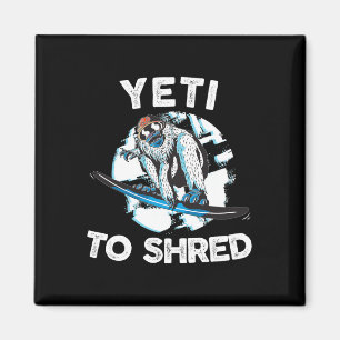 Aimant Chemise Shirt Bigfoot Snowboard Yeti Snowboard Sa