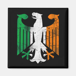 Aimant Chemise T Vintage Irish German Heritage St Patrick