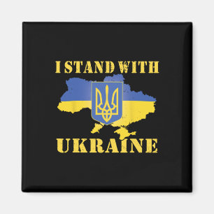 Aimant Chemise Ukraine Drapeau Ukrainien Carte Je Suis Av