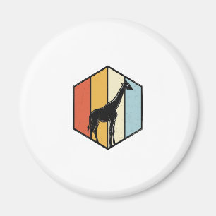 Aimant Chemise vectorielle de safari géométrique girafe v