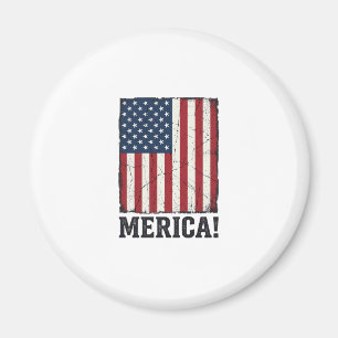 Aimant Chemise vectorielle patriotique drapeau Merica en