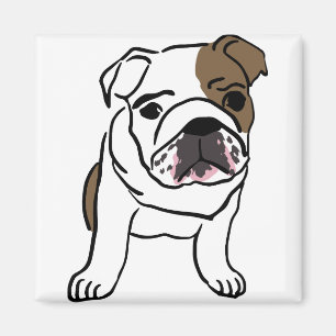 Aimant Chemises Cadeaux Bulldog anglais Nope Lazy English