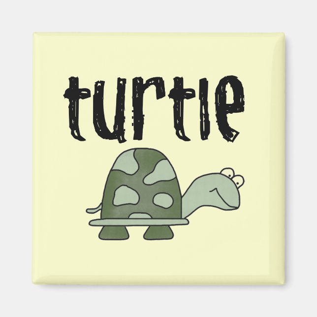 Aimant Chemises et cadeaux de tortues (Devant)