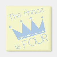 Chemises et cadeaux Prince Crown 4th Birthday