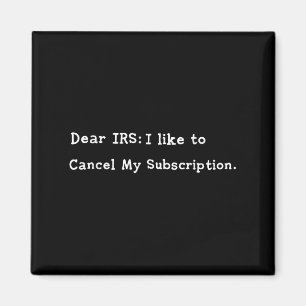 Aimant Cher Irs Drôle Saison Fiscale Mème Comptable Sarca