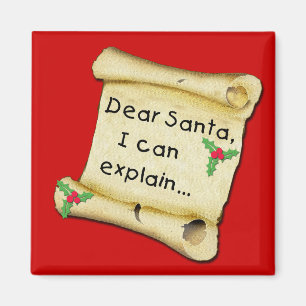 Aimant Cher Père Noël...Je Peux Expliquer Funny Kids Tshi
