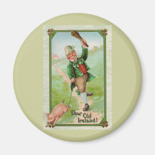 Aimant Chère Vielle Irlande ! Fête vintage de la St. Patr