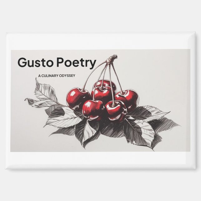 Aimant Cherries Gusto Poésie (Recto)