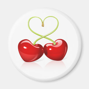 Aimant Cherry Heart