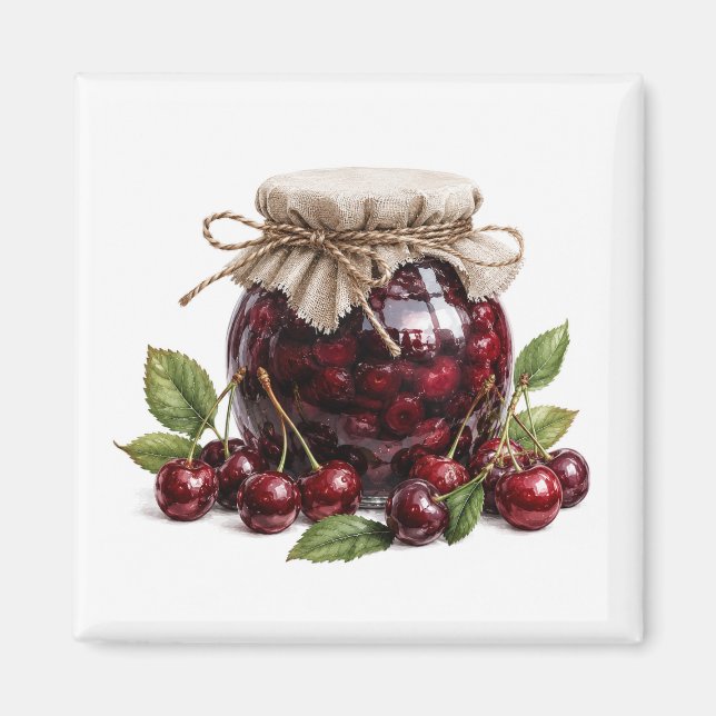 Aimant Cherry Jam   (Devant)
