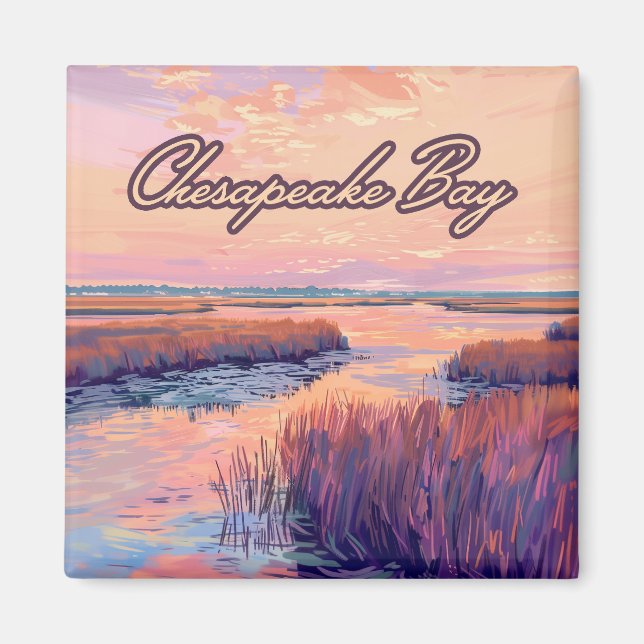 Aimant Chesapeake Bay Annapolis Maryland Virginie Sunrise (Devant)