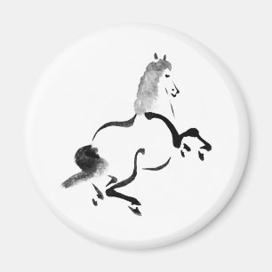 Aimant Cheval chinois vintage