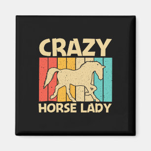 Aimant Cheval cool Pour Femmes Filles Equestre Horseback 
