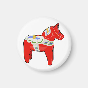 Aimant Cheval dalécarlien