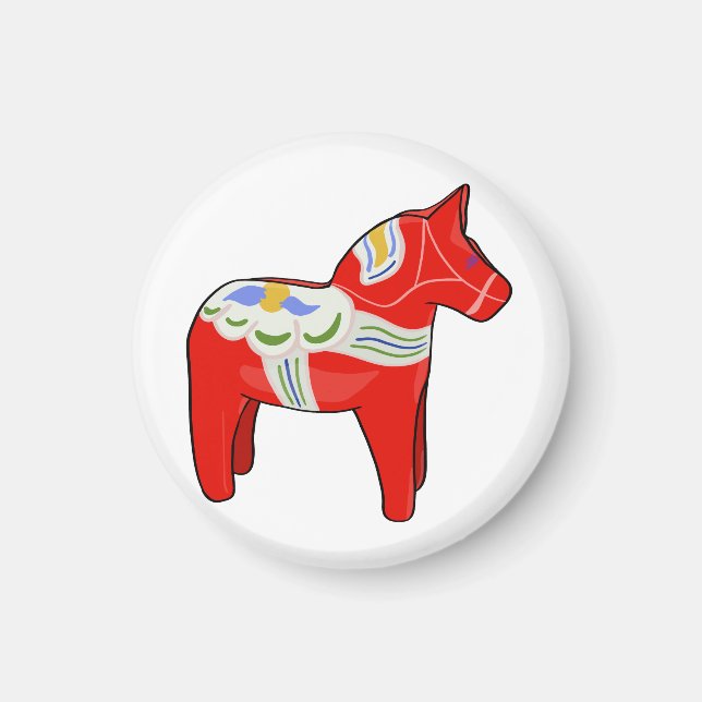 Aimant Cheval dalécarlien (Devant)