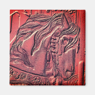 Aimant Cheval de carrousel Art