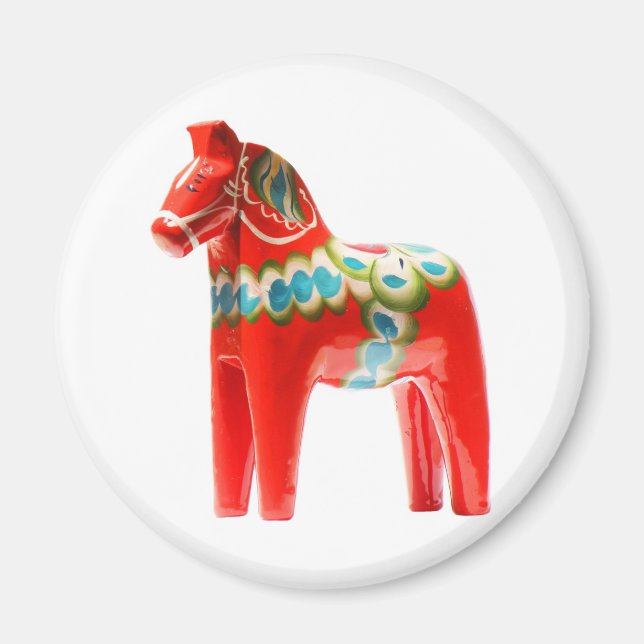 Aimant Cheval de Dala Suède (Devant)