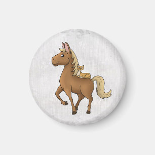 Aimant Cheval et chat