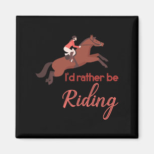 Aimant Cheval Lover Équitation équitation Rider Cadeau Ch
