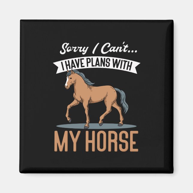 Aimant Chevaux Ride Sayings (Devant)