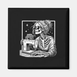 Aimant Cheveux Squelette Douche Halloween Coudre Femmes G