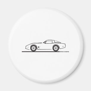 Aimant Chevrolet Corvette 1980-1982