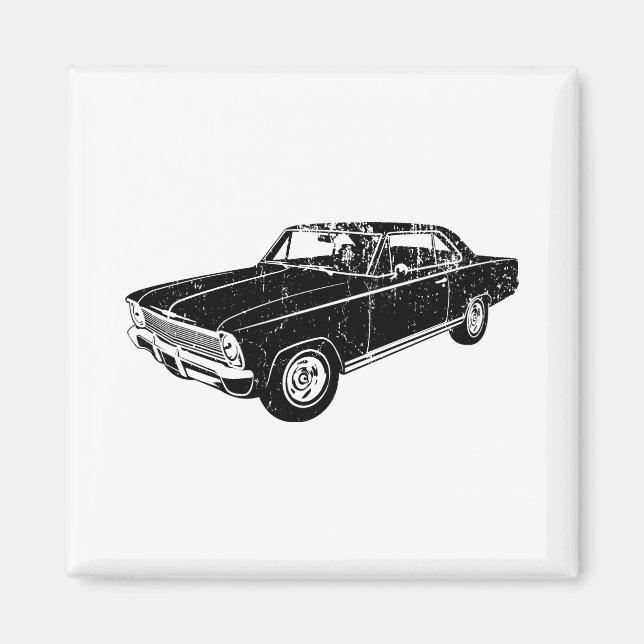 Aimant Chevrolet Nova SS 1966 (Devant)