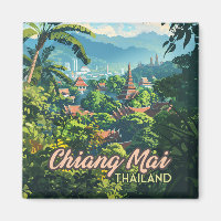 Chiang Mai Thaïlande Asie Temples Monts Vintages