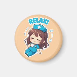 Aimant Chibi Nurse Original 3.0 - Relaxer