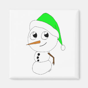 Aimant chibi snowman
