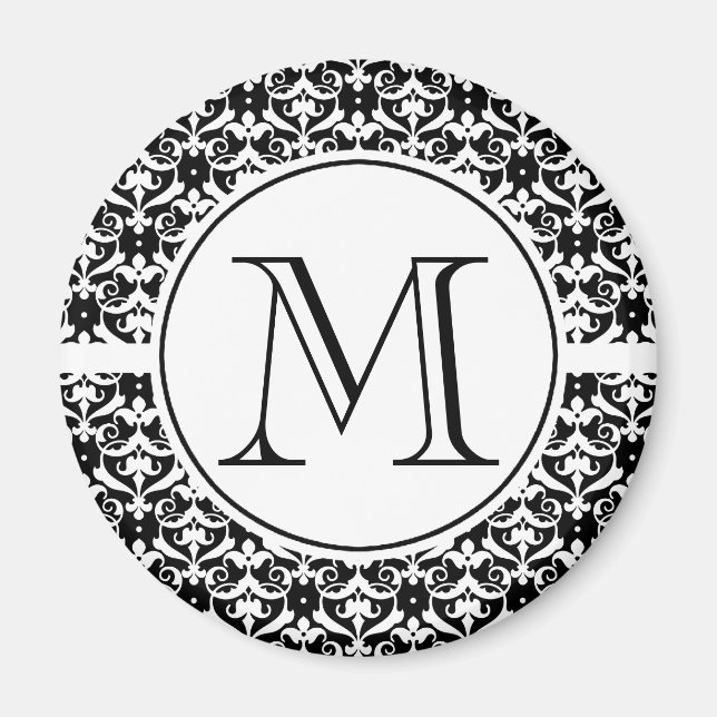 Aimant Chic Damask (Devant)