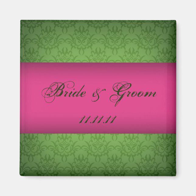 Aimant Chic Enregistrer l'aimant Date (Devant)