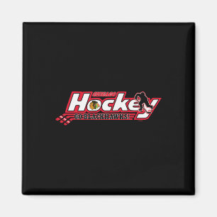 Aimant Chicago Blackhawks Hockey Noir Officiellement Sous