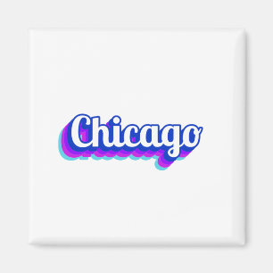 Aimant Chicago vintage