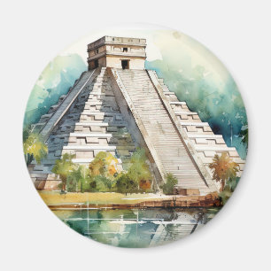Aimant Chichen Itza, Étiqueté