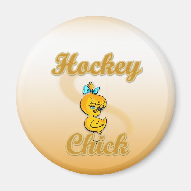 Aimant Chick de hockey (Devant)