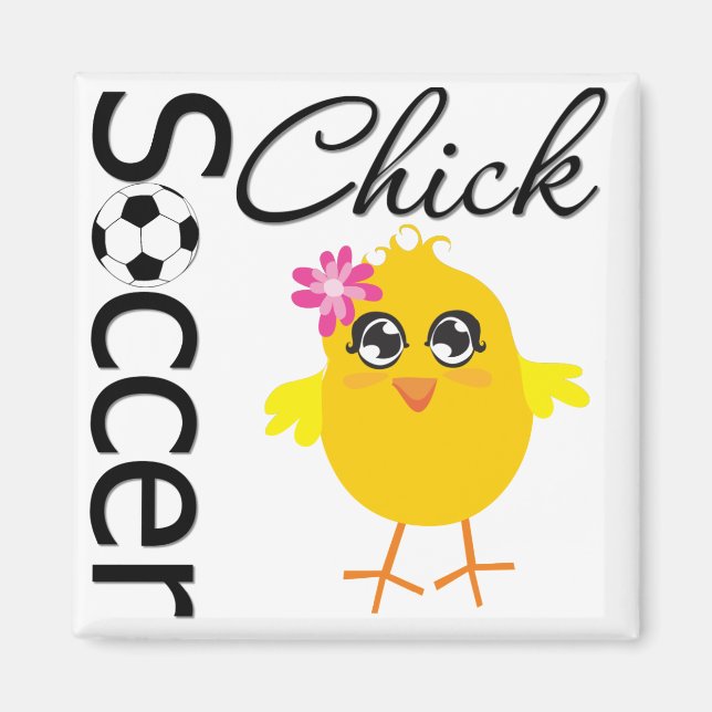 Aimant Chick de soccer (Devant)