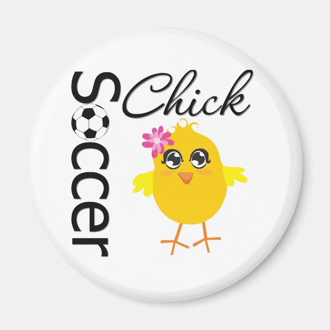 Aimant Chick de soccer (Devant)