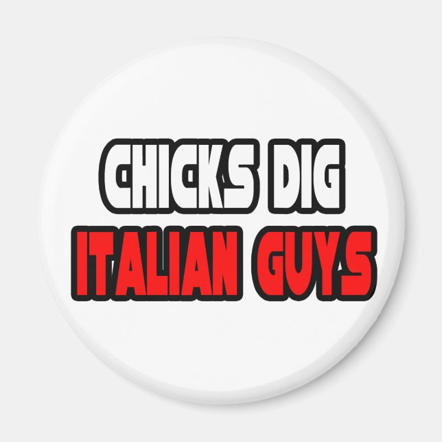Aimant Chicks Creg Italiens gars (Devant)