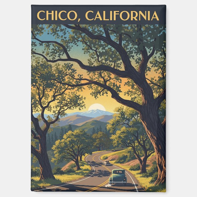 Aimant Chico California Travel (Recto)