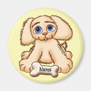 Aimant Chien chiot os