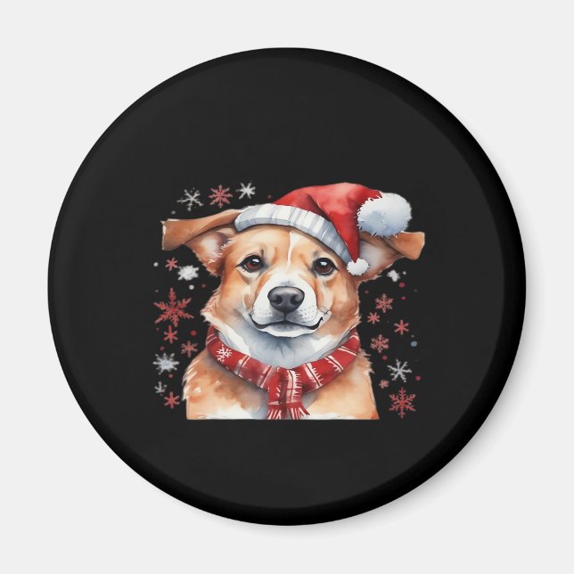Aimant Chien chrismes Classique T-shirt (Devant)