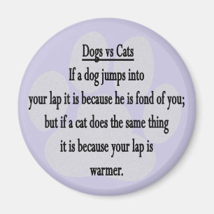 Aimant Chien contre Chat