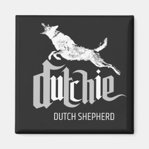 Aimant Chien de berger néerlandais - berger de Dutchie -