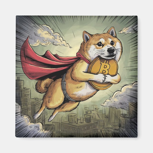 Aimant Chien de Shiba Inu (Devant)