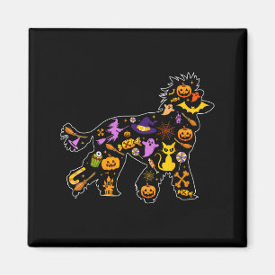 Aimant chien paillé d'Halloween