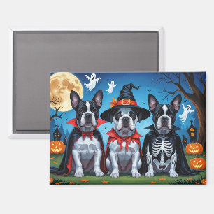 Aimant Chiens Cane Corso Citrouille Halloween Drôle