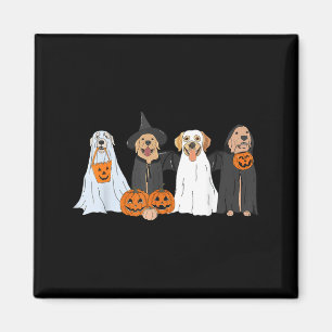 Aimant Chiens fantômes de Halloween Chien Labrador noir m