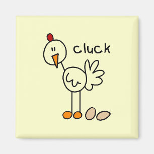 Aimant Chiffre T-shirts et cadeaux de bâton de poulet